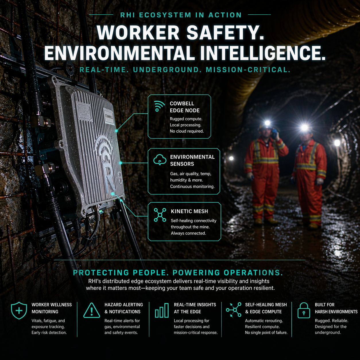 Underground mining operational demo